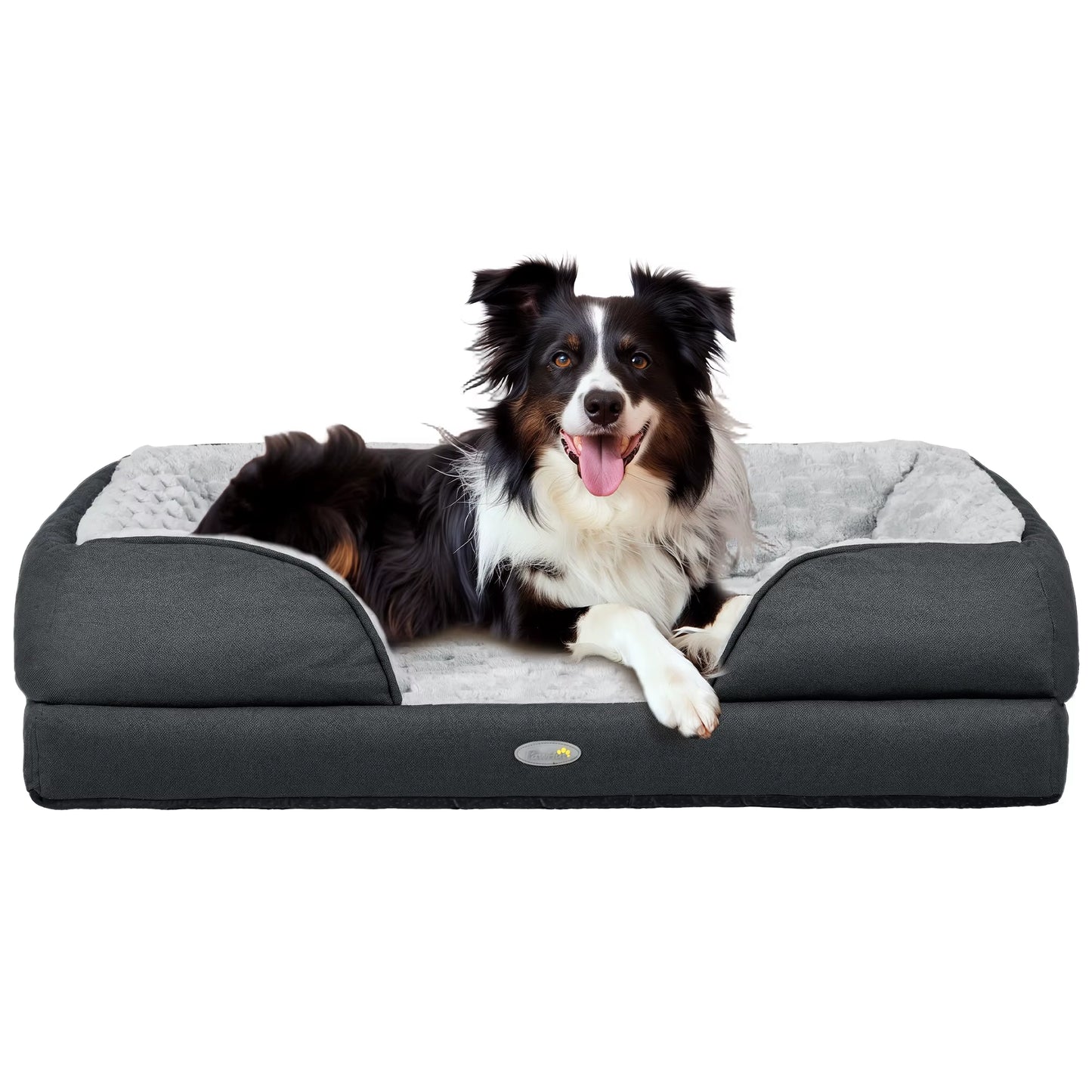Dog Bed Calming Pet Bed Dog Mattress for Medium Dogs - Charcoal Grey